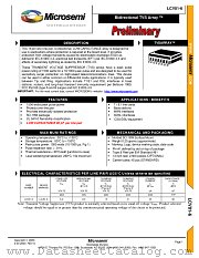 LCV01-6 datasheet pdf Microsemi