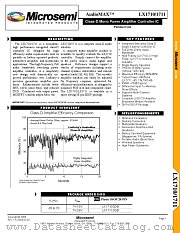 LX1710CDB datasheet pdf Microsemi