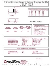 LSM115J datasheet pdf Microsemi