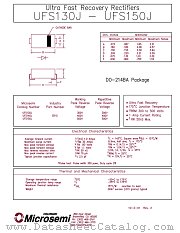 UFS130J datasheet pdf Microsemi