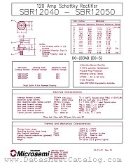 SBR12050R datasheet pdf Microsemi