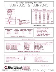 MBR7545 datasheet pdf Microsemi