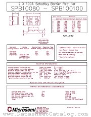 STPS80H100TV datasheet pdf Microsemi