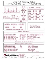 UFT40140 datasheet pdf Microsemi