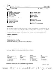 MSU2031 datasheet pdf Mosel Vitelic Corp