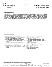MSU3042 datasheet pdf Mosel Vitelic Corp