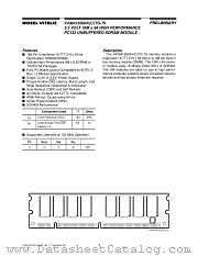 V436416S04VCTG-75 datasheet pdf Mosel Vitelic Corp
