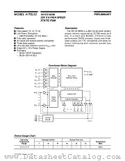 V61C518256 datasheet pdf Mosel Vitelic Corp