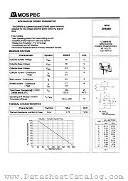 2N6569 datasheet pdf MOSPEC Semiconductor