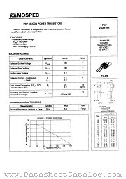2SA1011 datasheet pdf MOSPEC Semiconductor
