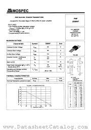 2SB507 datasheet pdf MOSPEC Semiconductor