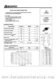 2SB826 datasheet pdf MOSPEC Semiconductor