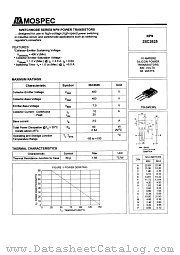 2SC2625 datasheet pdf MOSPEC Semiconductor