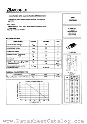 2SC3858 datasheet pdf MOSPEC Semiconductor