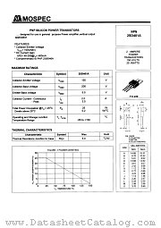 2SD401A datasheet pdf MOSPEC Semiconductor