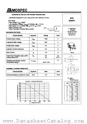 2SD871 datasheet pdf MOSPEC Semiconductor