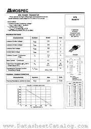 BU407H datasheet pdf MOSPEC Semiconductor