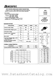 BUX84 datasheet pdf MOSPEC Semiconductor