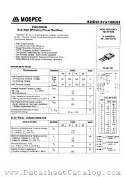 H30D20 datasheet pdf MOSPEC Semiconductor