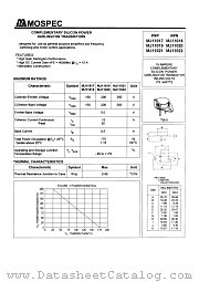 MJ11019 datasheet pdf MOSPEC Semiconductor