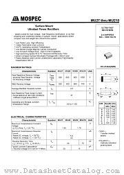 MU27 datasheet pdf MOSPEC Semiconductor