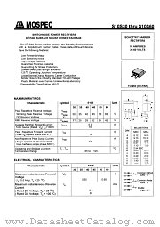 S10S40 datasheet pdf MOSPEC Semiconductor