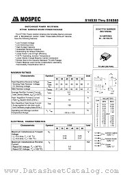 S16S60 datasheet pdf MOSPEC Semiconductor