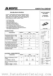 S30D80 datasheet pdf MOSPEC Semiconductor