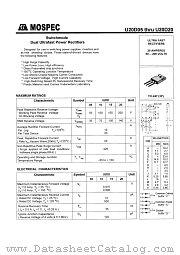 U20D05 datasheet pdf MOSPEC Semiconductor