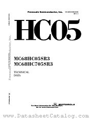 MC68HC705SR3 datasheet pdf Motorola