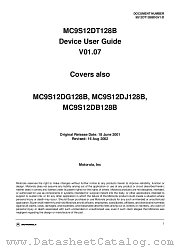 9S12DT128BDGV1 datasheet pdf Motorola