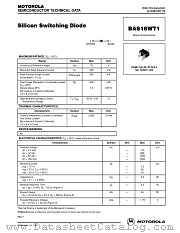 BAS16WT1 datasheet pdf Motorola