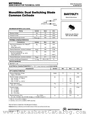 BAV70LT1 datasheet pdf Motorola