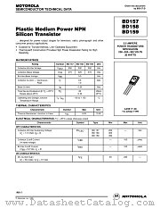 BD158 datasheet pdf Motorola