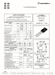 BD167 datasheet pdf Motorola