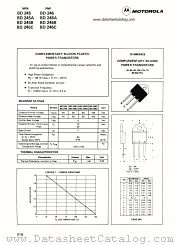BD245C datasheet pdf Motorola