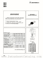 BD415 datasheet pdf Motorola