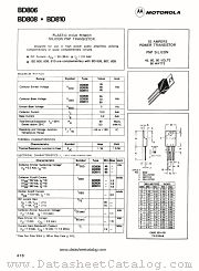 BD806 datasheet pdf Motorola