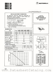 BDW12A datasheet pdf Motorola