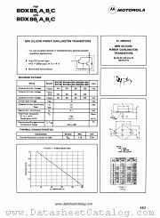 BDX85C datasheet pdf Motorola