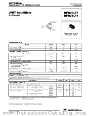 BFR31LT1 datasheet pdf Motorola