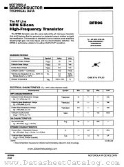 BFR96 datasheet pdf Motorola