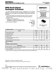 BSP52T1 datasheet pdf Motorola