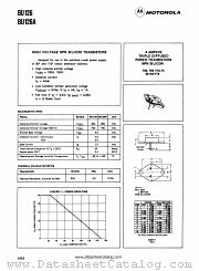 BU126A datasheet pdf Motorola