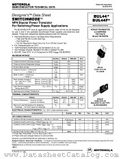 BUL44 datasheet pdf Motorola