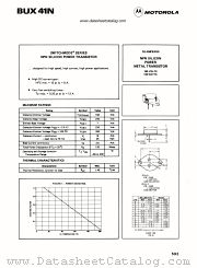 BUX41N datasheet pdf Motorola