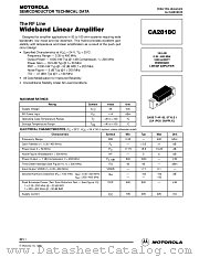 CA2818C datasheet pdf Motorola