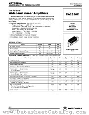 CA2830 datasheet pdf Motorola