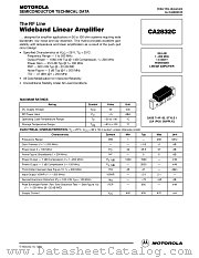 CA2832 datasheet pdf Motorola