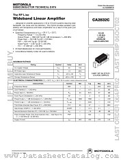 CA2832C datasheet pdf Motorola